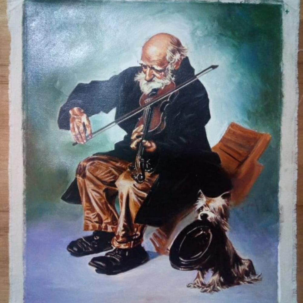 AMAZING  ARTWORK  OIL PAINTING